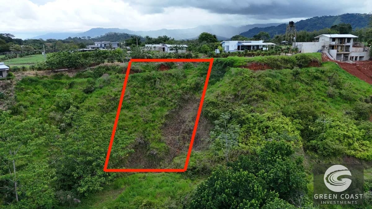 Prime Gated Lot: Mountain & River Views, Pool Access, Near Naranjito — view 1, Quepos, Quepos, Costa Rica
