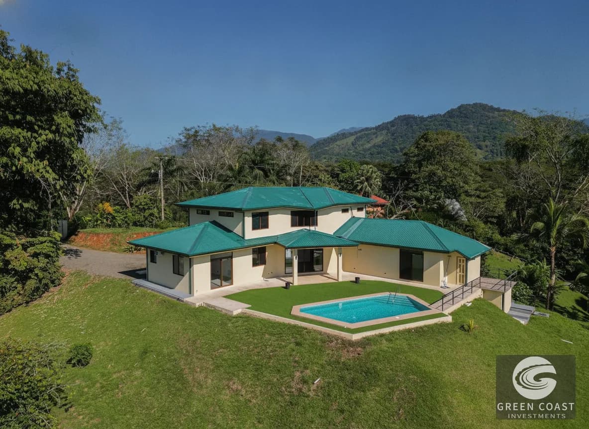 New 4-Bed Luxury Villa in Manuel Antonio's Exclusive Gated Community with Mountain & Lake Views — view 1, Quepos, Costa Rica