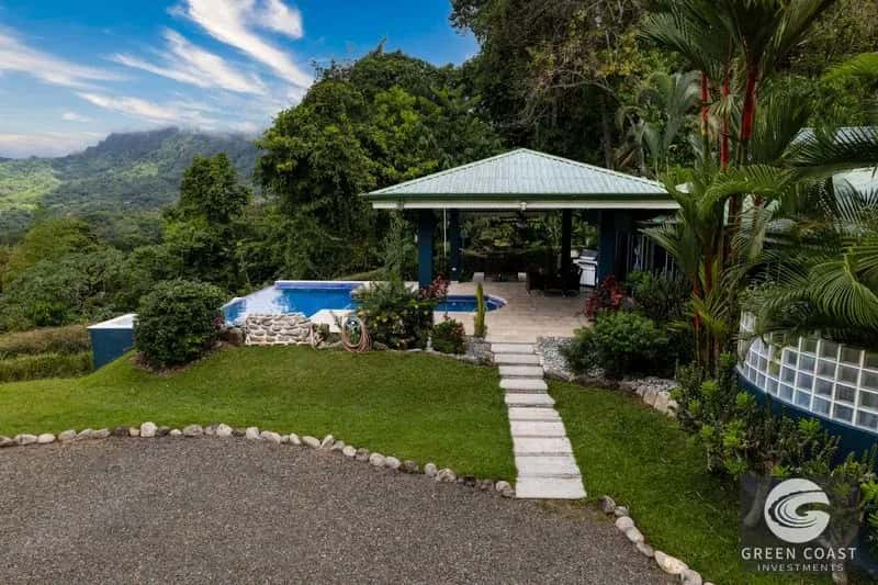 Lagunas Ocean View Retreat: Private 4-Bed Home with Infinity Pool & Lush Gardens — view 1, Lagunas, Barú, Costa Rica