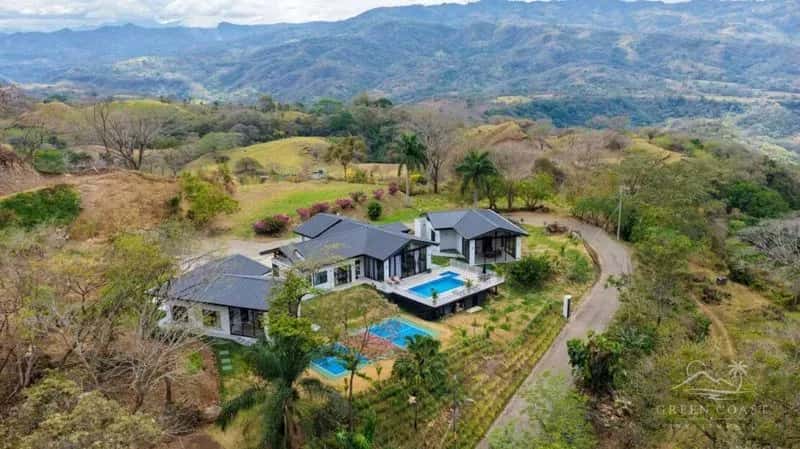Luxury Estate with 3 Homes, Pool & Pickleball Court on 1.75 Acres in Gated Las Rocas Community — view 2, Guacimo, Atenas, Costa Rica