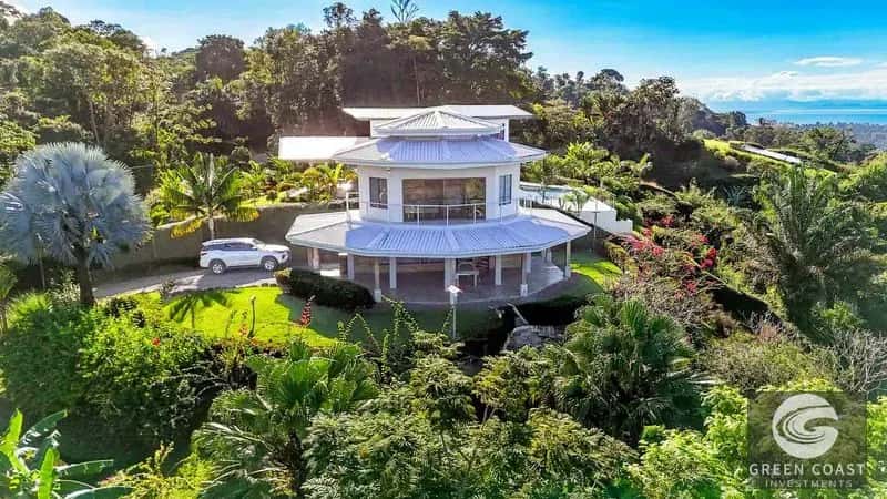 Ocean, Jungle & Mountain View Home in Ojochal | Protected Jungle Setting — view 1, Piñuela Arriba, Costa Rica