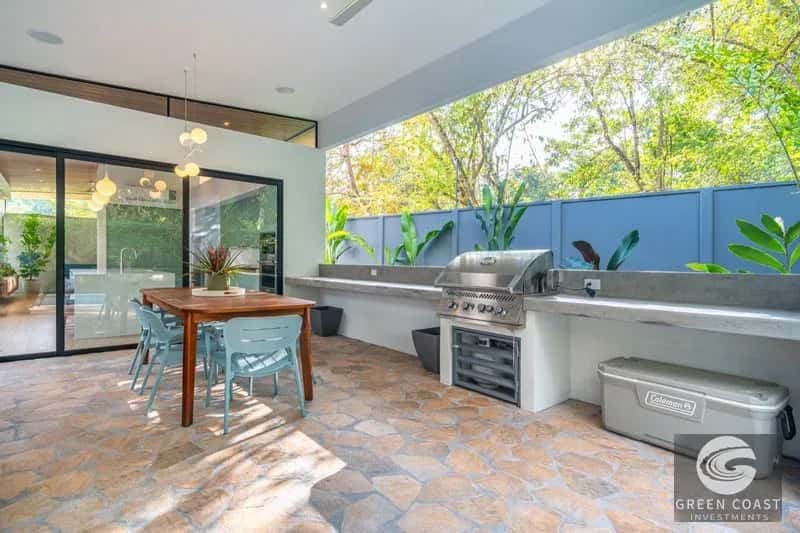 Stunning 3-Bedroom, 2.5-Bathroom Tropical Mid-Century Modern Home – Steps from the Beach — view 1, Uvita, Osa, Costa Rica