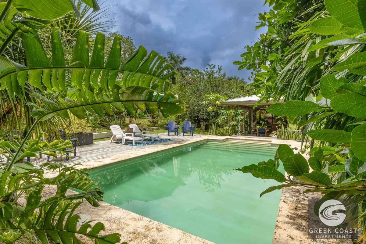 With Newly Built Rental Cabinas Family Retreat Home For Sale — view 1, Ojochal, Ojochal, Costa Rica