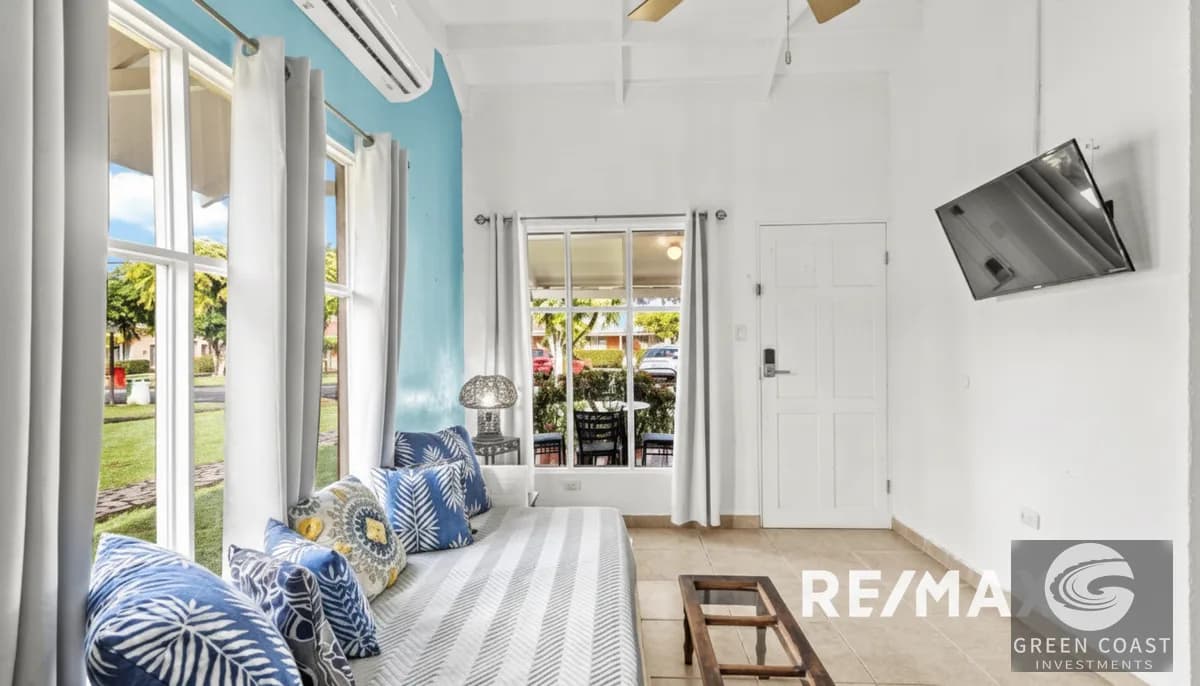 Renovated 2-BR Beachside Condo in Jaco – Walk to the Ocean & Pool — view 1, Jacó, Costa Rica