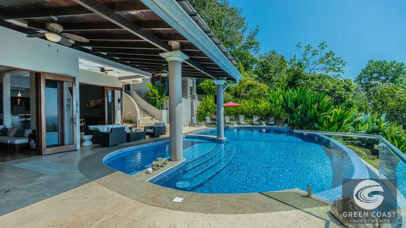 Spectacular 5BR Ocean View Estate in Dominical | Pool, Luxury Finishes & 1.5 Acres of Paradise — view 8, Dominical, Playa Dominical, Costa Rica