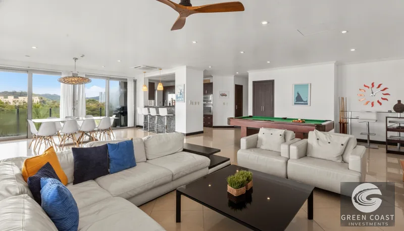Oceanfront 4BR Penthouse with Pool Table & Panoramic Views at Diamante Del Sol — view 9, Costa Rica, Costa Rica