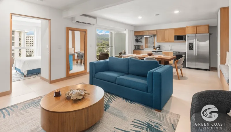 Luxury Jacó Condo: 2 Bed, 2 Bath with Mountain Views, Balcony & Resort Amenities, 1 Block to Beach — view 2, Jacó, Garabito, Costa Rica