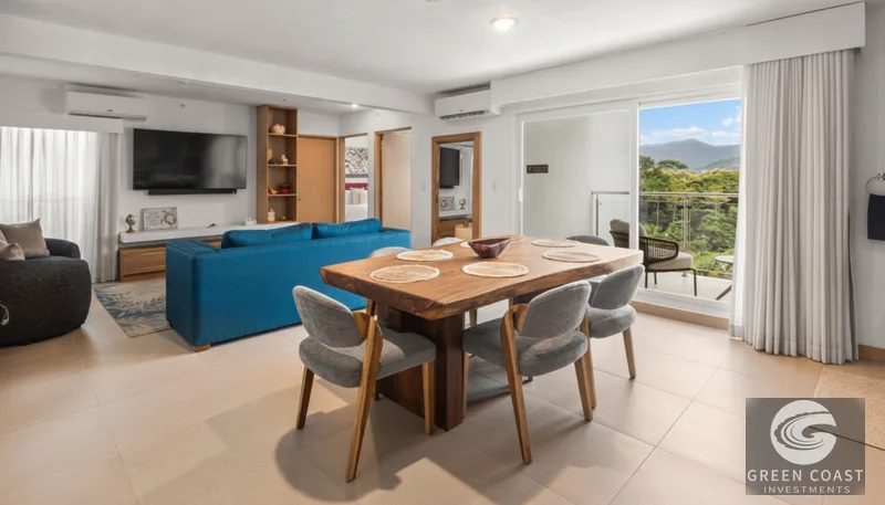 Luxury Jacó Condo: 2 Bed, 2 Bath with Mountain Views, Balcony & Resort Amenities, 1 Block to Beach — view 3, Jacó, Garabito, Costa Rica