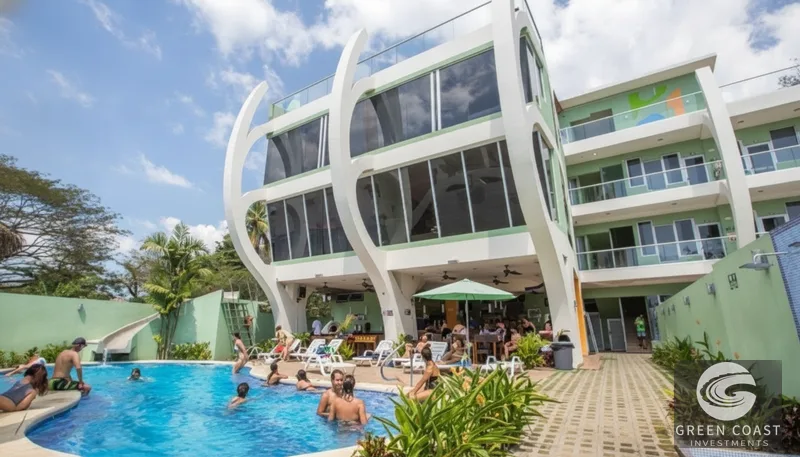 Award-Winning Boutique Hostel & Surf School with Ocean Views in Jaco Beach — view 2, Costa Rica, Costa Rica