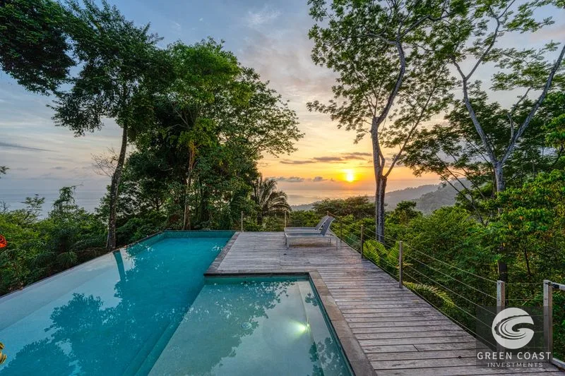 Playa Hermosa Oceanview Estate: Luxury Main & Guest Homes, Private Pools, Jungle Views — view 2, Playa Hermosa, Uvita, Costa Rica