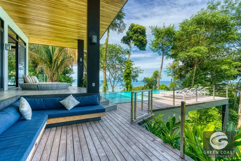 Playa Hermosa Oceanview Estate: Luxury Main & Guest Homes, Private Pools, Jungle Views — view 6, Playa Hermosa, Uvita, Costa Rica
