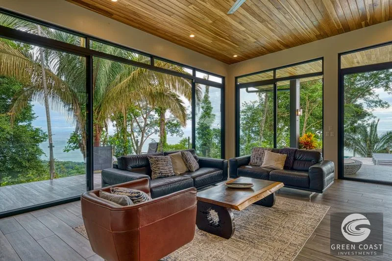 Playa Hermosa Oceanview Estate: Luxury Main & Guest Homes, Private Pools, Jungle Views — view 7, Playa Hermosa, Uvita, Costa Rica