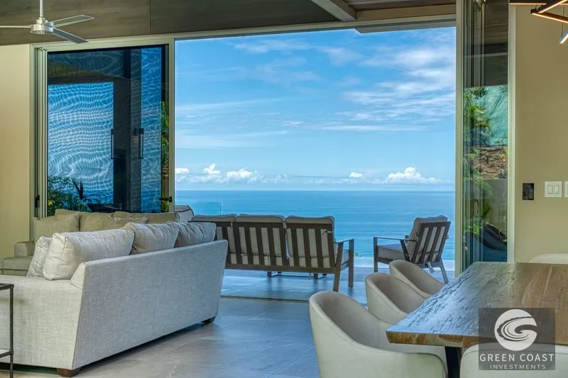Bella Vista Estate: Ocean & Mountain Views, Waterfall Entry, Infinity Pool, Tropical Luxury — view 1, Dominical, Costa Rica