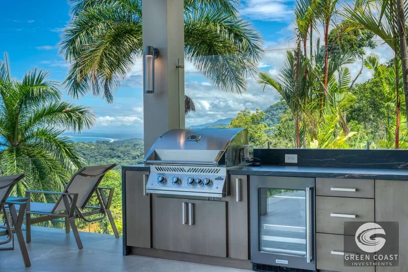 Bella Vista Estate: Ocean & Mountain Views, Waterfall Entry, Infinity Pool, Tropical Luxury — view 6, Dominical, Costa Rica