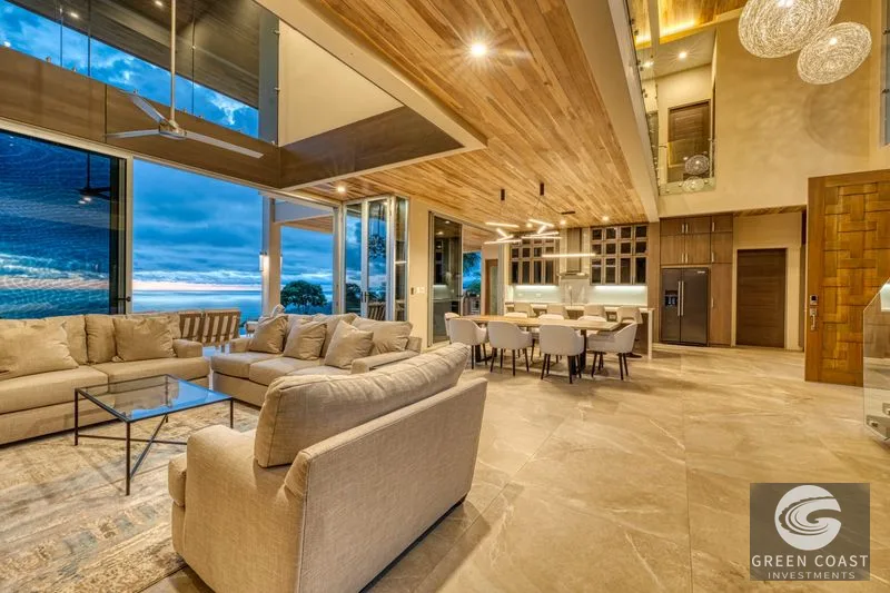 Bella Vista Estate: Ocean & Mountain Views, Waterfall Entry, Infinity Pool, Tropical Luxury — view 9, Dominical, Costa Rica