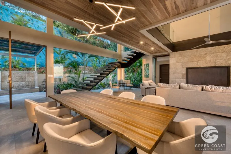 Bella Vista Estate: Ocean & Mountain Views, Waterfall Entry, Infinity Pool, Tropical Luxury — view 11, Dominical, Costa Rica