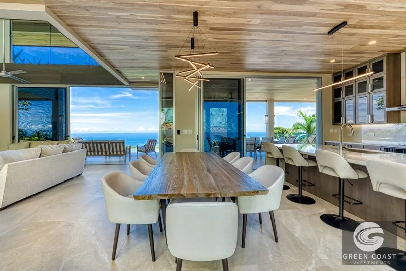 Bella Vista Estate: Ocean & Mountain Views, Waterfall Entry, Infinity Pool, Tropical Luxury — view 12, Dominical, Costa Rica