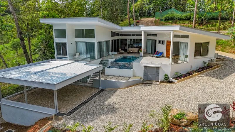 Luxury Ridge-Top Estate Near Uvita: Panoramic Mountain & Jungle Views with Infinity Pool — view 1, Bahía Ballena, Osa, Costa Rica