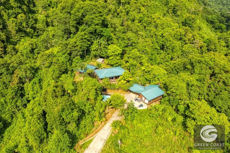 62-Acre Tinamastes Retreat: Rivers, Waterfalls & Ocean Views – Turnkey Eco-Paradise — view 1, Tinamastes, Costa Rica