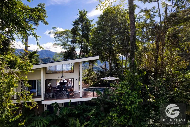 Uvita Ocean View Oasis: Turnkey Luxury Villa with Proven Rental Income & Jungle Privacy — view 2, Bahía Ballena, Osa, Costa Rica