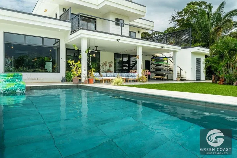 Ojochal Modern Oasis: Jungle & Mountain View Home with Pool, Playground & Rooftop Terrace — view 6, Puerto Cortés, Osa, Costa Rica