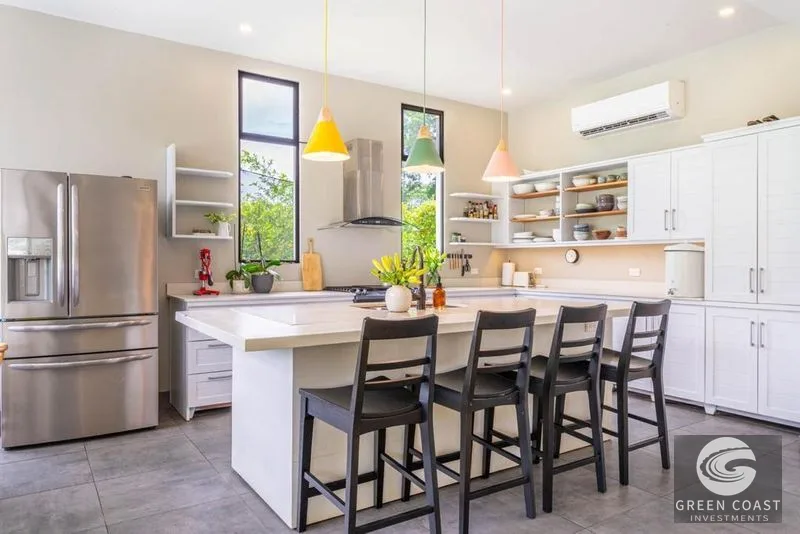 Ojochal Modern Oasis: Jungle & Mountain View Home with Pool, Playground & Rooftop Terrace — view 9, Puerto Cortés, Osa, Costa Rica
