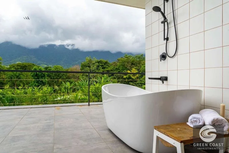 Ojochal Modern Oasis: Jungle & Mountain View Home with Pool, Playground & Rooftop Terrace — view 15, Puerto Cortés, Osa, Costa Rica