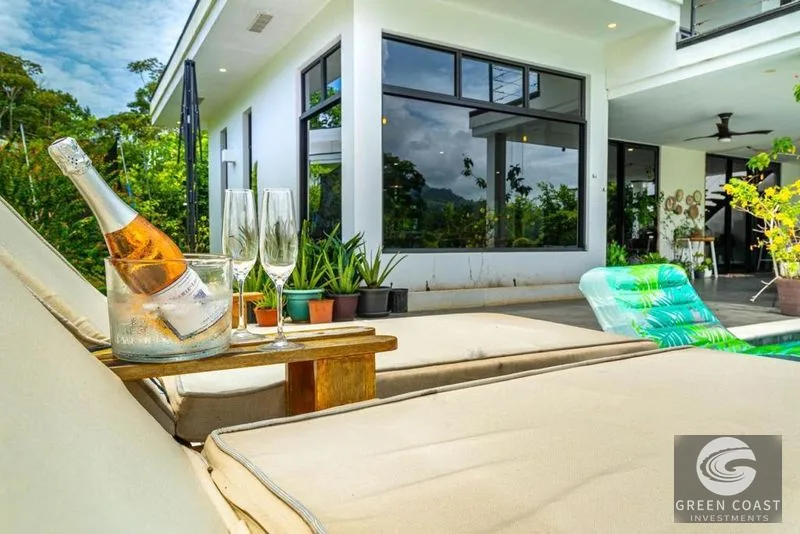 Ojochal Modern Oasis: Jungle & Mountain View Home with Pool, Playground & Rooftop Terrace — view 16, Puerto Cortés, Osa, Costa Rica