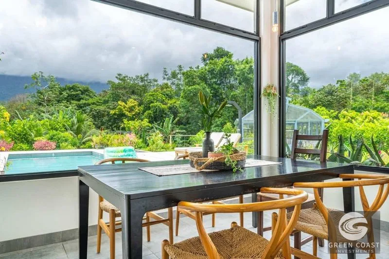 Ojochal Modern Oasis: Jungle & Mountain View Home with Pool, Playground & Rooftop Terrace — view 19, Puerto Cortés, Osa, Costa Rica