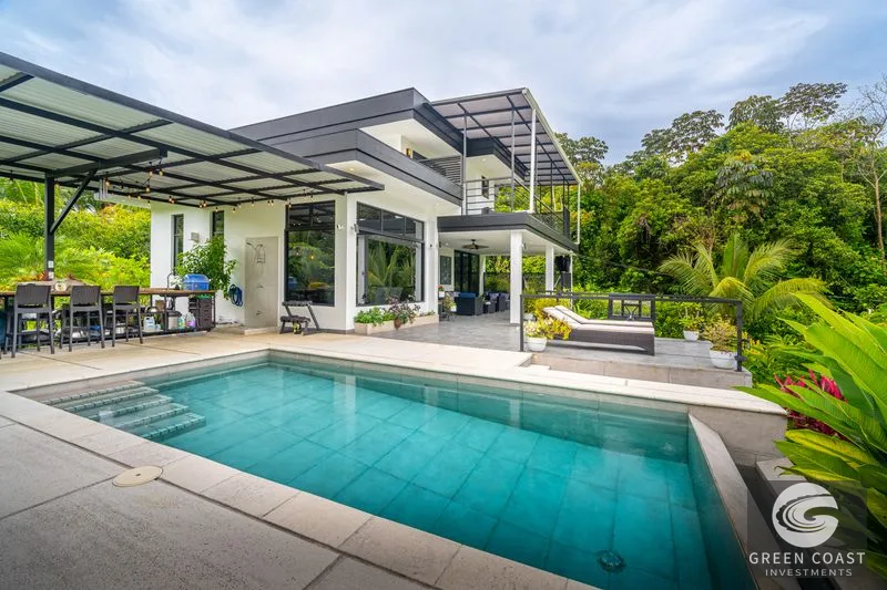 Ojochal Rainforest Sanctuary: Modern 4-Bed Home with Private Nursery & Income Potential — view 2, Ojochal, Osa, Costa Rica