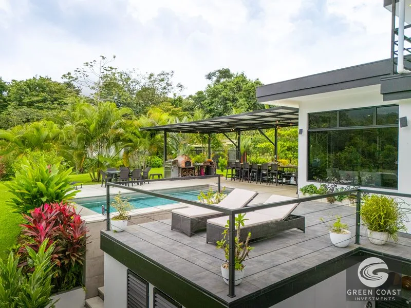 Ojochal Rainforest Sanctuary: Modern 4-Bed Home with Private Nursery & Income Potential — view 6, Ojochal, Osa, Costa Rica