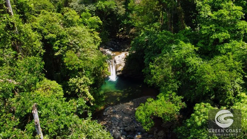 Uvita Ocean View Jungle Estate: 20+ Acres, Waterfalls & Private Building Sites near Cerro Del Tigre — view 9, Uvita, Costa Rica