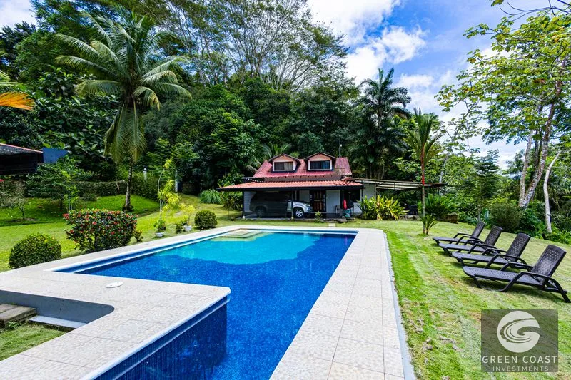 Dominical Ocean View Estate: Jungle Oasis with Pool, Fruit Orchard & Gated Security — view 3, Dominical, Costa Rica