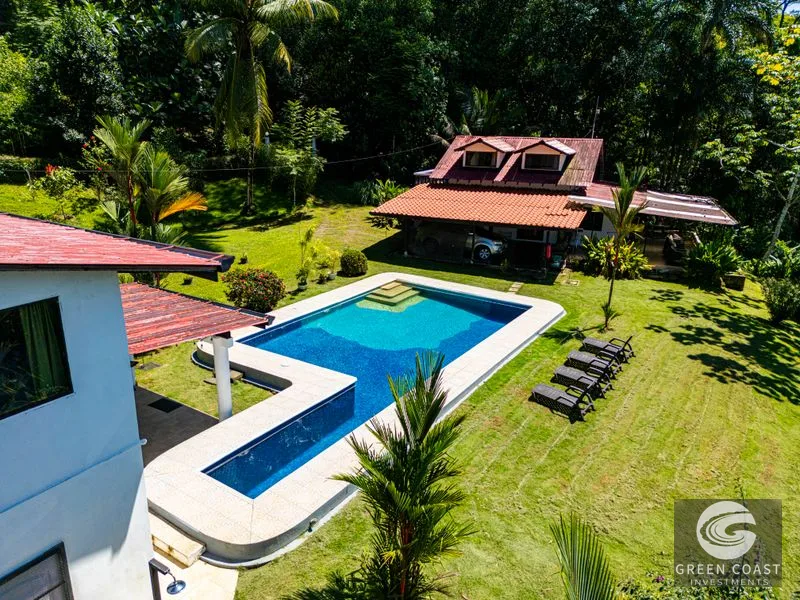Dominical Ocean View Estate: Jungle Oasis with Pool, Fruit Orchard & Gated Security — view 8, Dominical, Costa Rica