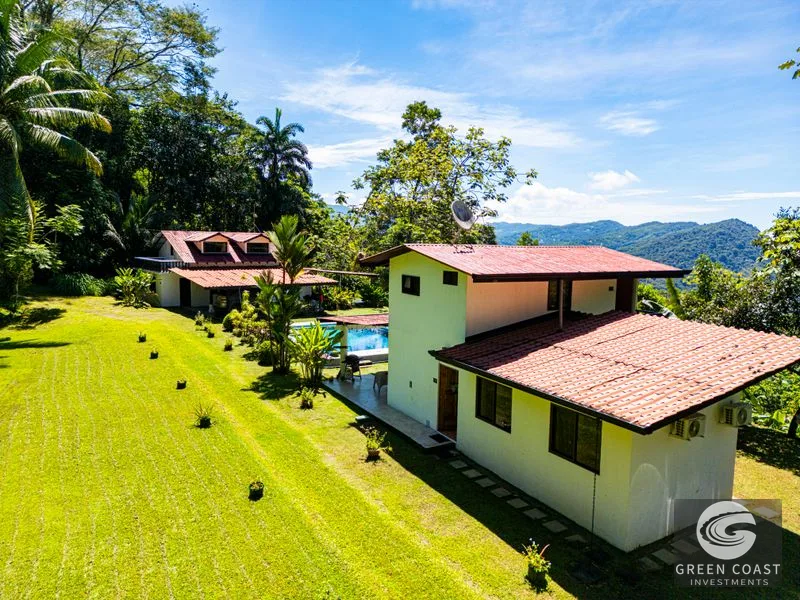 Dominical Ocean View Estate: Jungle Oasis with Pool, Fruit Orchard & Gated Security — view 9, Dominical, Costa Rica