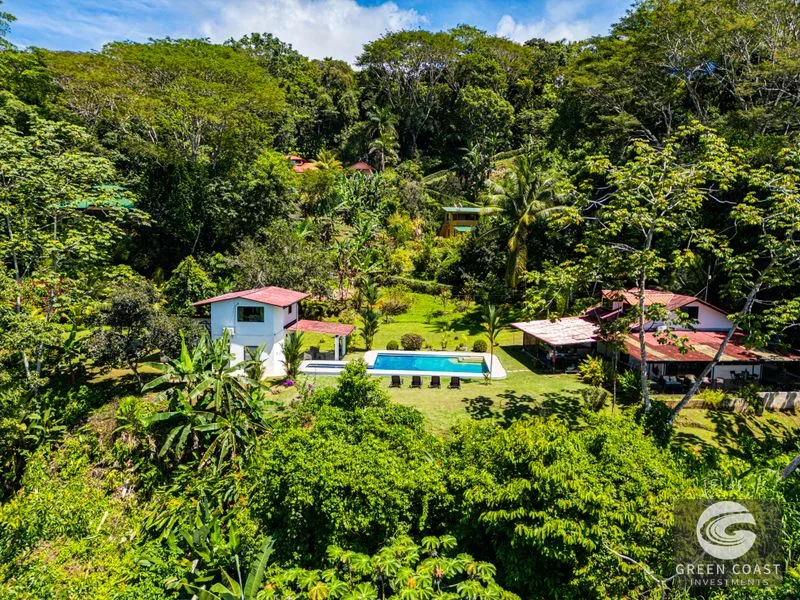Dominical Ocean View Estate: Jungle Oasis with Pool, Fruit Orchard & Gated Security — view 10, Dominical, Costa Rica