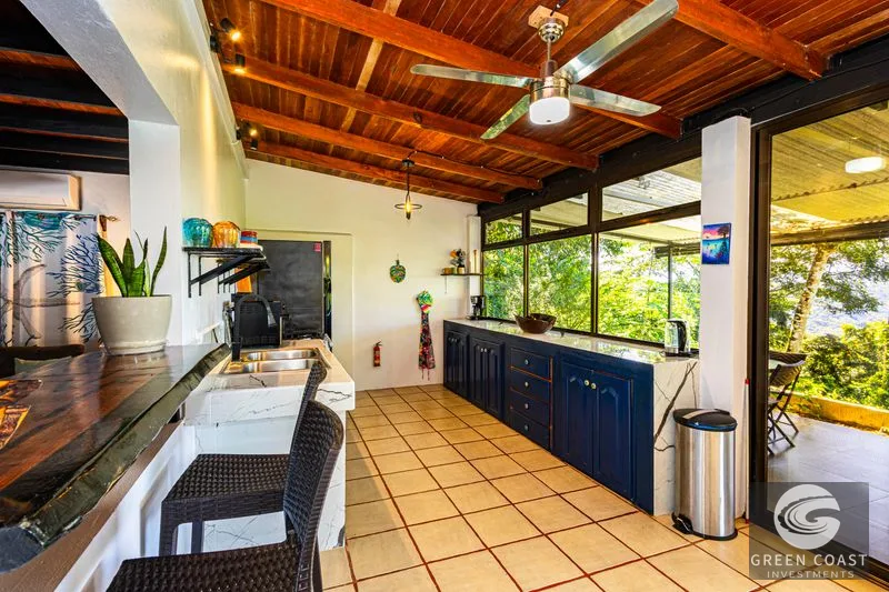 Dominical Ocean View Estate: Jungle Oasis with Pool, Fruit Orchard & Gated Security — view 13, Dominical, Costa Rica