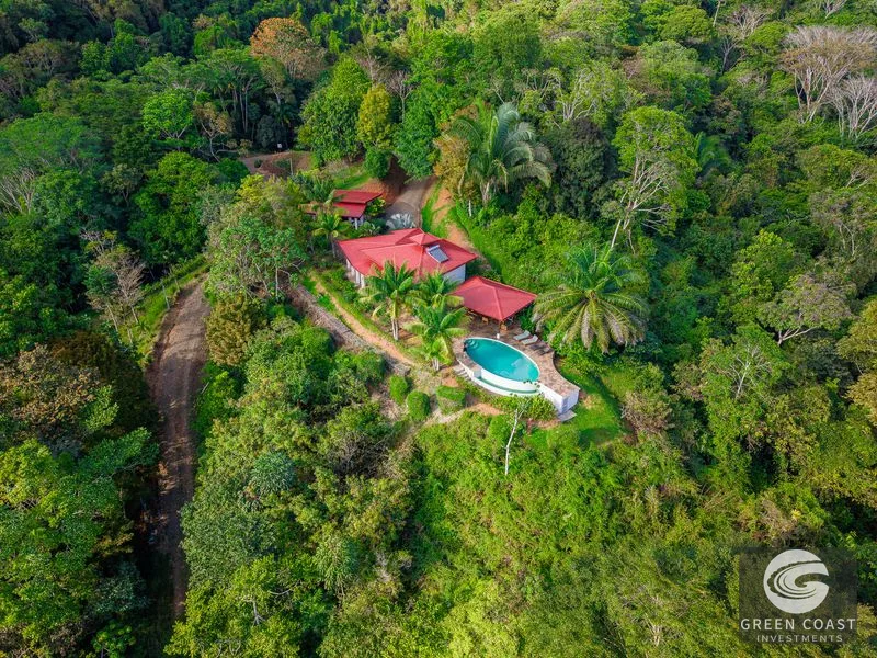 Sunset Ocean View Home on 2.6 Acres in Platanillo — view 5, Platanillo, Dominical, Costa Rica