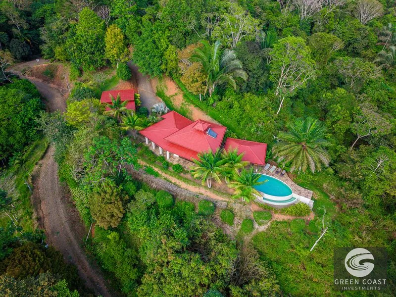 Sunset Ocean View Home on 2.6 Acres in Platanillo — view 11, Platanillo, Dominical, Costa Rica