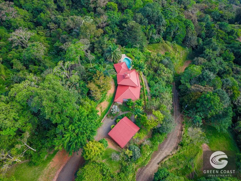Sunset Ocean View Home on 2.6 Acres in Platanillo — view 12, Platanillo, Dominical, Costa Rica