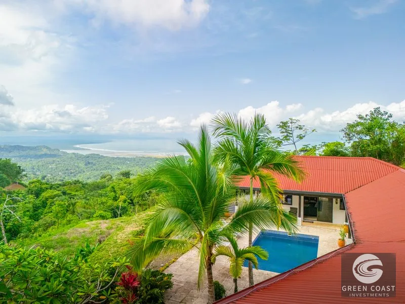 Ocean View 3-Bedroom Home with Pool in Cinco Ventanas — view 2, Costa Rica, Costa Rica