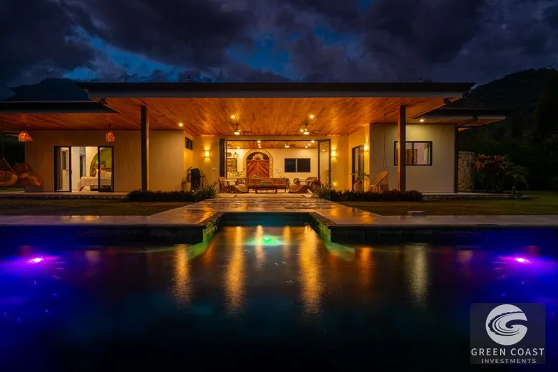 Ojochal Oasis: Modern Tropical Home with Ocean & Mountain Views, Smart Features & Bali-Style Pool — view 1, Ojochal, Costa Rica
