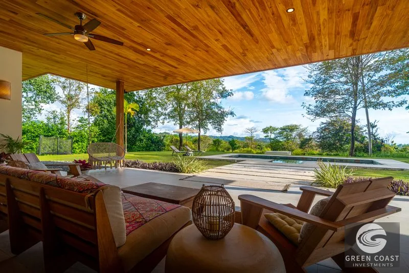 Ojochal Oasis: Modern Tropical Home with Ocean & Mountain Views, Smart Features & Bali-Style Pool — view 6, Ojochal, Costa Rica