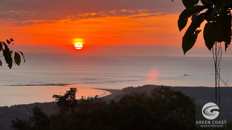 Premier Uvita Ocean View Lot: Primary Forest, Whale's Tail Views & Unmatched Privacy — view 1, Bahia Ballena, Costa Rica