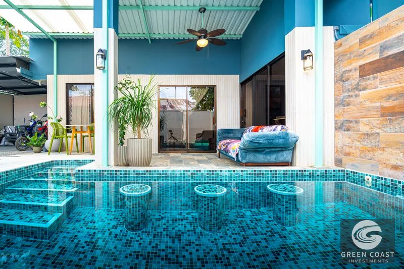 Uvita Tropical Oasis: Main Home + 2 Income Villas, Walk to Playa Chaman! — view 11, Uvita, Costa Rica