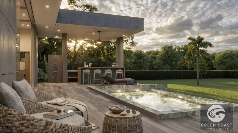Uvita Pre-Construction Tropical Villa: Infinity Pool, Mountain Views & Luxury Finishes — view 13, Bahia Ballena, Osa, Costa Rica