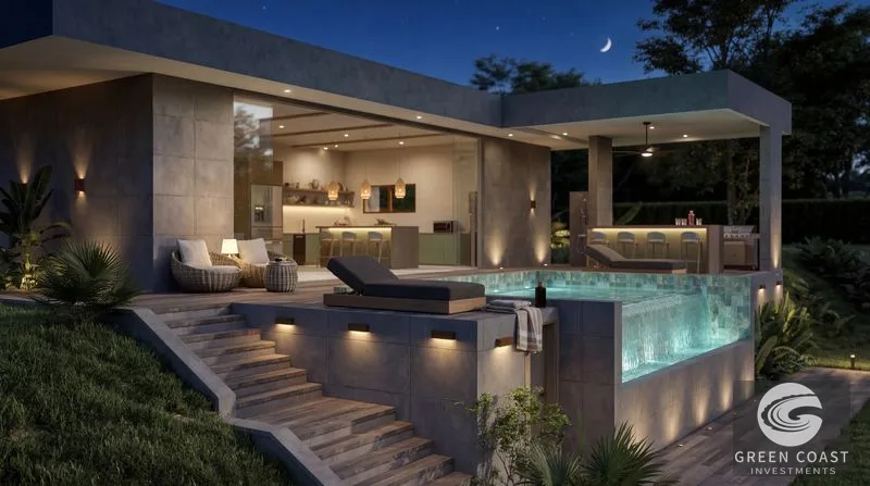 Uvita Pre-Construction Tropical Villa: Infinity Pool, Mountain Views & Luxury Finishes — view 15, Bahia Ballena, Osa, Costa Rica