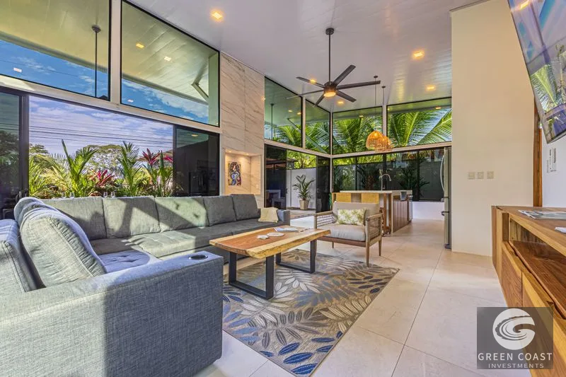 Tropical Modern Oasis: 3-Bed Home Near Marino Ballena National Park with Pool — view 12, Bahia Ballena, Osa, Costa Rica