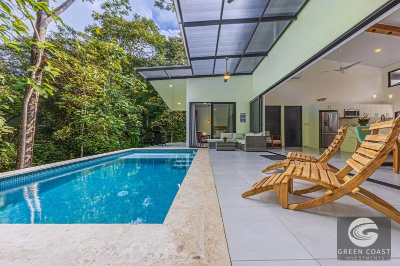 Modern Jungle Villa with Pool & Extra Lot Near Playa Hermosa — view 1, Bahia Ballena, Costa Rica