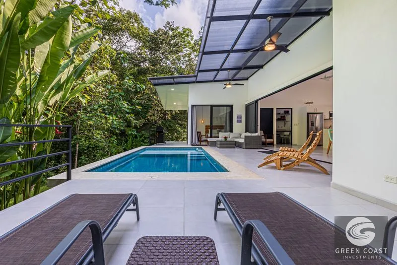 Modern Jungle Villa with Pool & Extra Lot Near Playa Hermosa — view 6, Bahia Ballena, Costa Rica